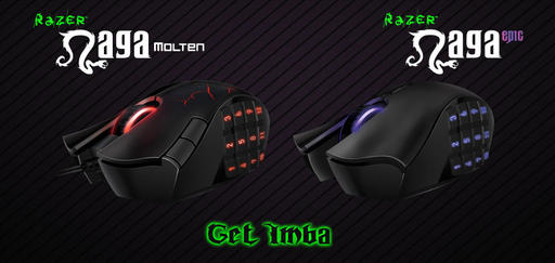 MMO мышки от Razer: Naga Molten и Naga Epic